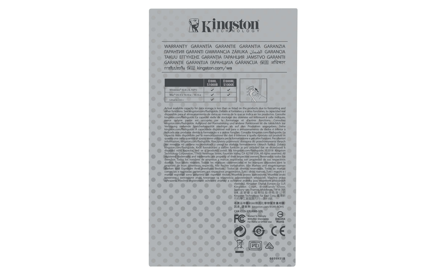 Memoria USB Kingston IronKey S1000 Flash 32GB Encriptado Criptochip Integrado Color Plata