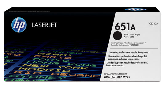 Toner HP 651A Negro