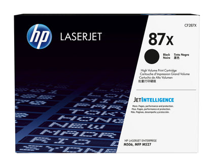Toner HP LaserJet 87X Negro Alto Rendimiento
