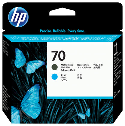 Cabezal HP LF de Impresión 70 Color Negro Mate-Cian