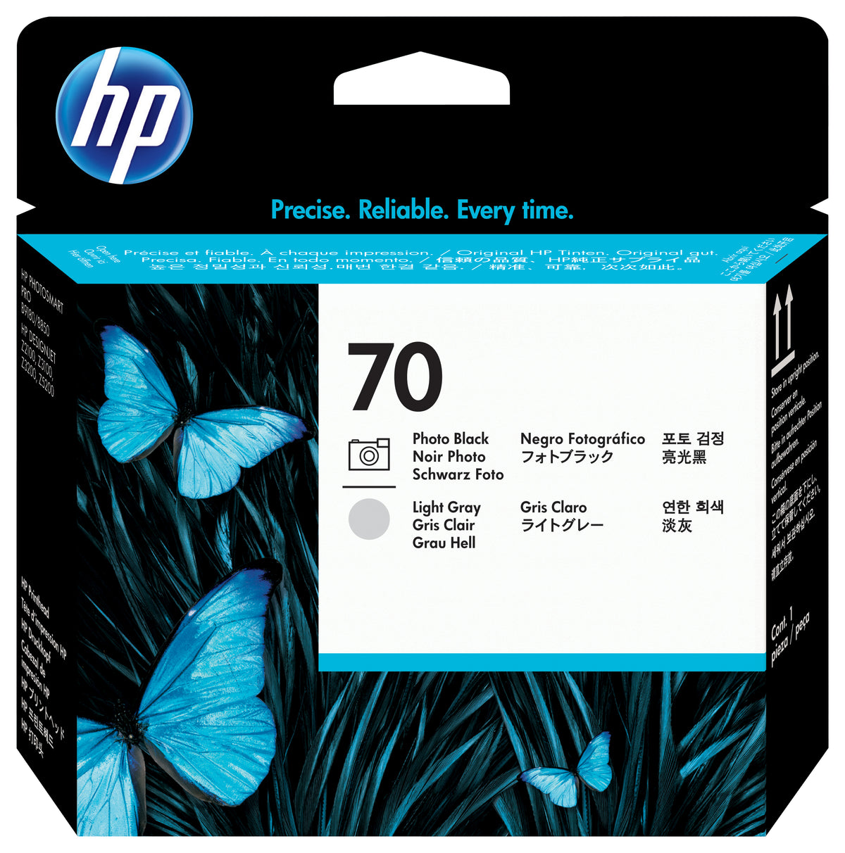Cabezal HP LF de Impresión 70 LT Photo Color Negro-Gris
