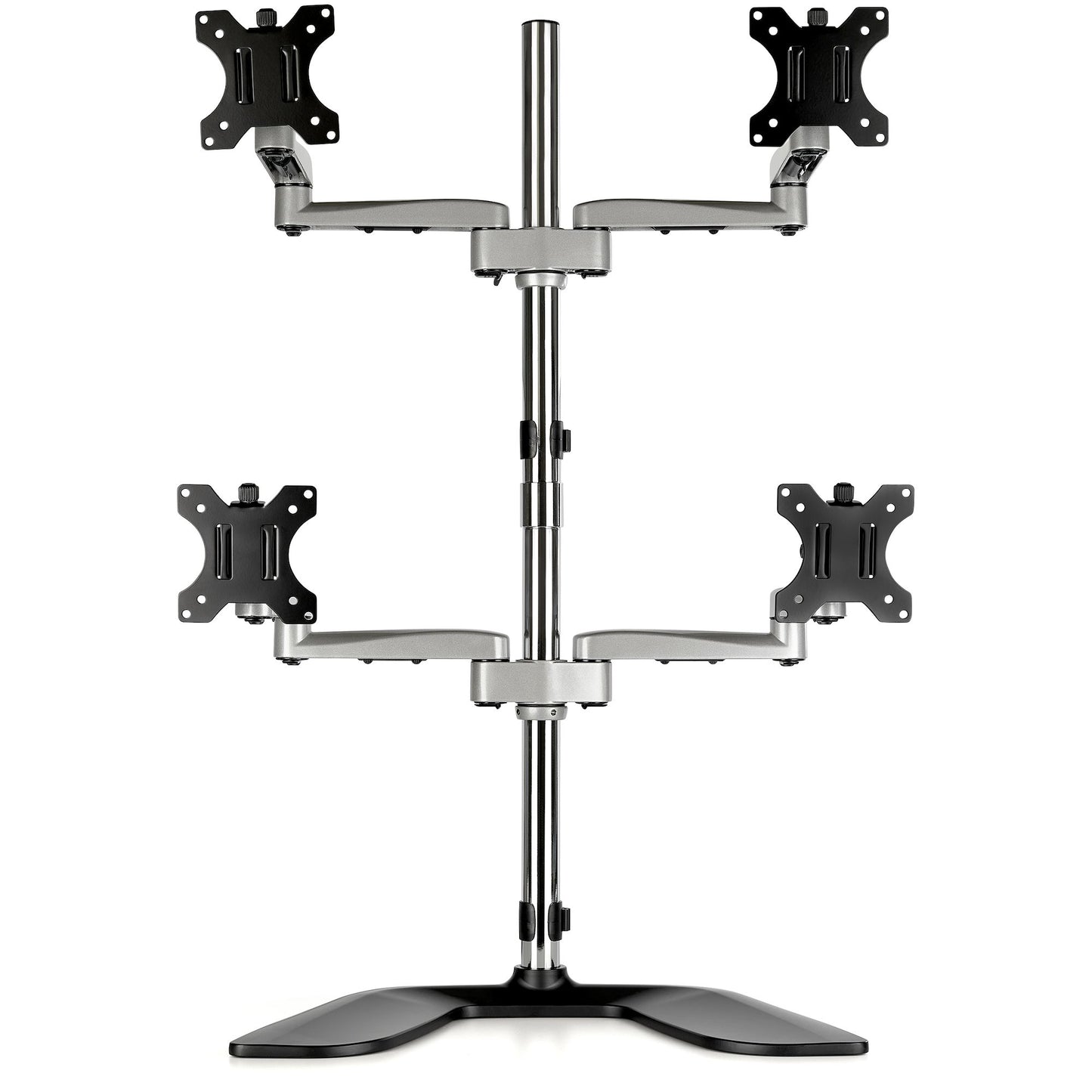 StarTech.com ARMQUADSS soporte para pantalla plana 81.3 cm (32") Negro, Plata