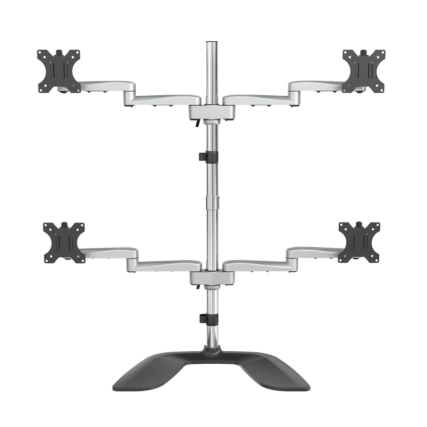 StarTech.com ARMQUADSS soporte para pantalla plana 81.3 cm (32") Negro, Plata
