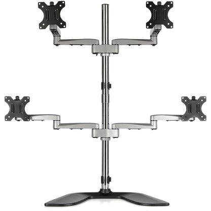 StarTech.com ARMQUADSS soporte para pantalla plana 81.3 cm (32") Negro, Plata