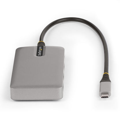 StarTech.com HB31C3A1CDPPD3 nodo concentrador USB 3.2 Gen 2 (3.1 Gen 2) Type-C 10000 Mbit/s Plata