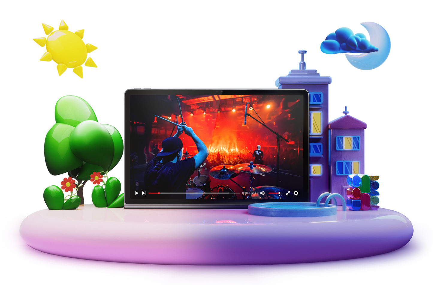 Lenovo Tab Plus Mediatek 128 GB 29.2 cm (11.5") 8 GB Wi-Fi 5 (802.11ac) Android 14 Gris