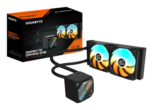Enfriamiento Líquido Gigabyte GAMING 240 ICE 240mm 1851 1150 1700 AM4 AM5 Negro