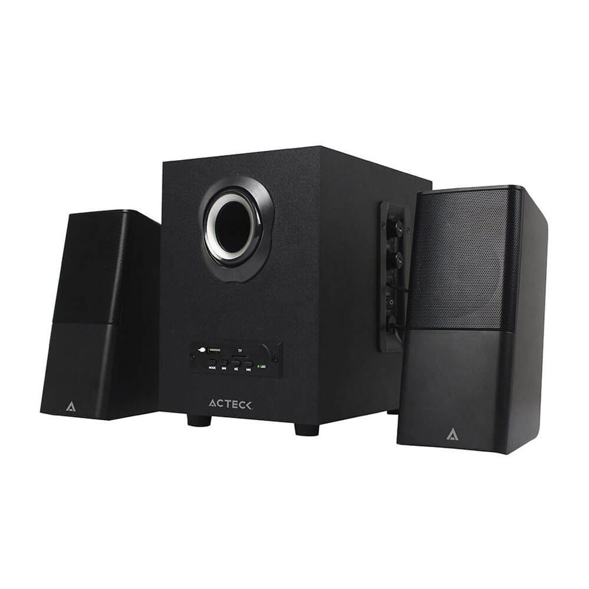 BOCINA ACTECK CON SUBWOOFER AS480 BT+3.5MM 13W ALAMBRICO NEGRO AC-922067