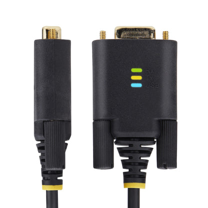 StarTech.com 1P10FFC-USB-SERIAL cable serial Negro USB tipo A DB-9