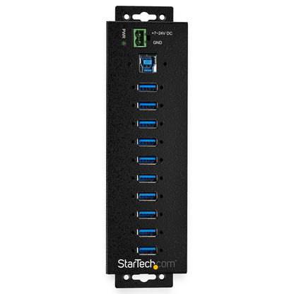 StarTech.com HB30A10AME nodo concentrador USB 3.2 Gen 1 (3.1 Gen 1) Type-B 5000 Mbit/s Negro