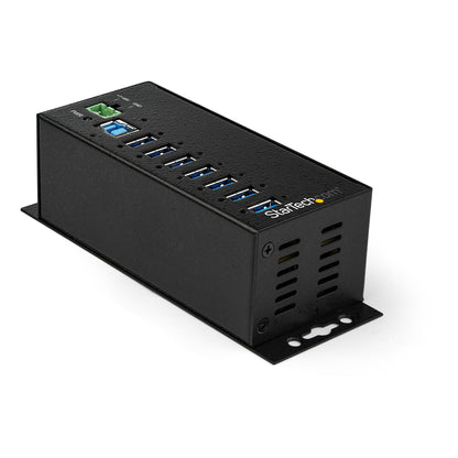StarTech.com HB30A7AME nodo concentrador USB 3.2 Gen 1 (3.1 Gen 1) Type-B 5000 Mbit/s Negro
