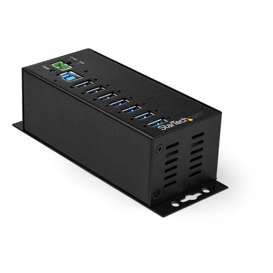 StarTech.com HB30A7AME nodo concentrador USB 3.2 Gen 1 (3.1 Gen 1) Type-B 5000 Mbit/s Negro