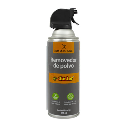 Aire Comprimido Perfect Choice E-Duster 330ml para limpieza de Teclados/Equipos de Cómputo/CDs