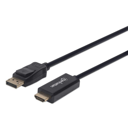 Manhattan 153195 adaptador de cable de vídeo 1 m Negro