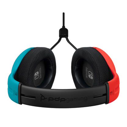 PDP LVL40 Auriculares Alámbrico Diadema Juego Negro, Azul, Rojo