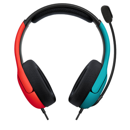 PDP LVL40 Auriculares Alámbrico Diadema Juego Negro, Azul, Rojo