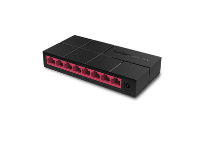 Mercusys MS108G dispositivo de redes No administrado Gigabit Ethernet (10/100/1000) Negro