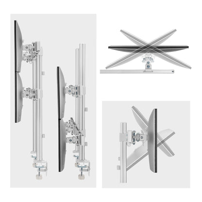 StarTech.com 6-MONITOR-ARM-A soporte para pantalla plana 81.3 cm (32") Escritorio Blanco