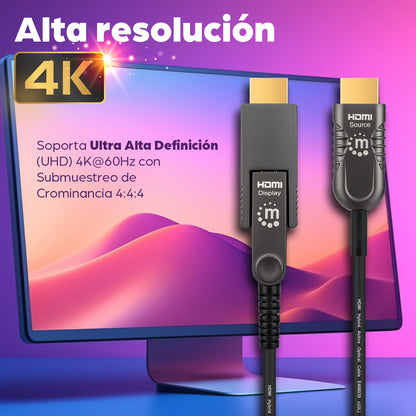 Manhattan 355193 cable HDMI 30 m HDMI Tipo A (Estándar) HDMI Tipo D (Micro) Negro