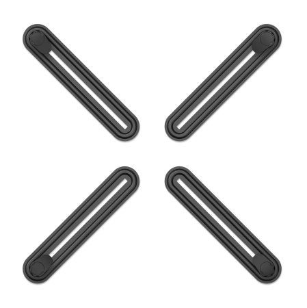 Manhattan 461870 soporte para pantalla plana 68.6 cm (27") Pared Negro