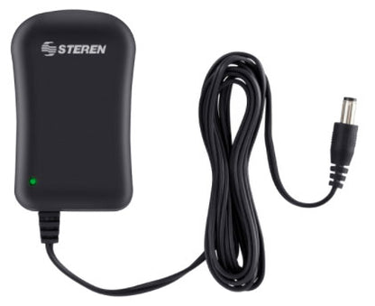 Eliminador Regulado Steren 12Vcc para Cámaras CCTV Color Negro