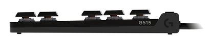 Teclado Logitech G515 TKL Wired Gaming  USB Color Negro