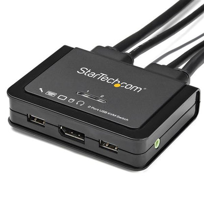 StarTech.com SV211DPUA4K interruptor KVM Negro