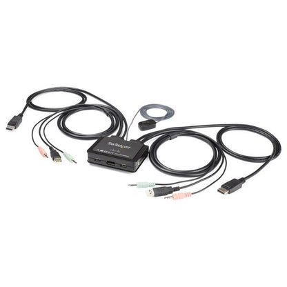 StarTech.com SV211DPUA4K interruptor KVM Negro