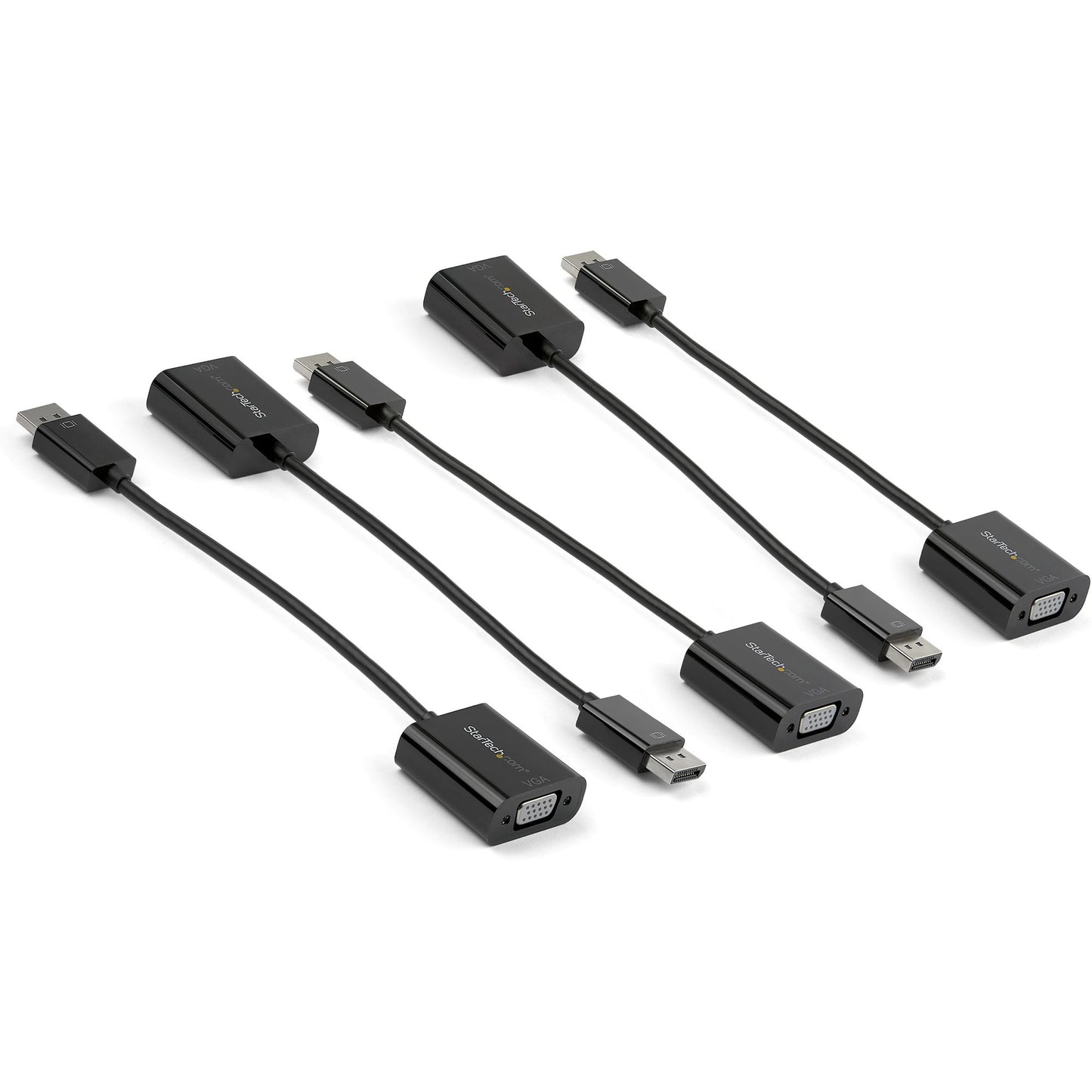 StarTech.com DP2VGA3X5 adaptador de cable de vídeo 0.1 m VGA (D-Sub) Negro