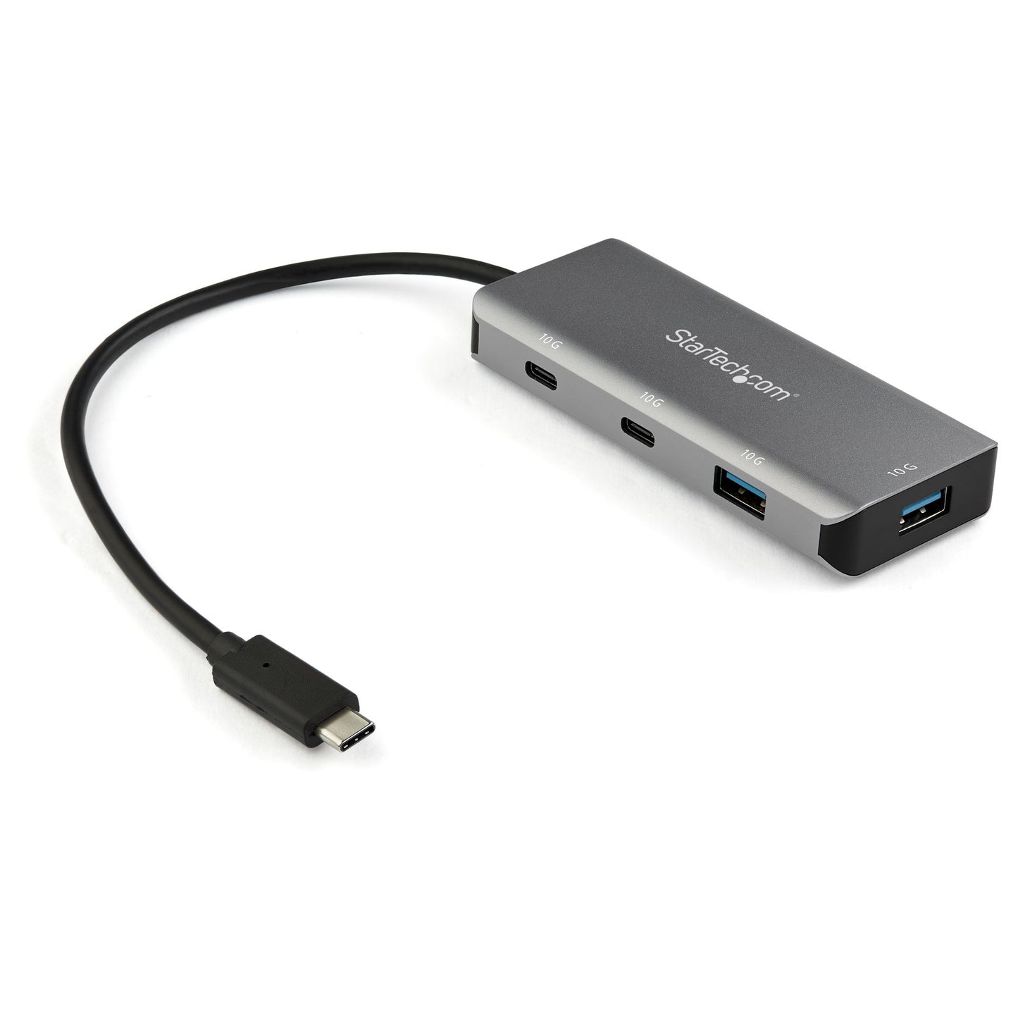 StarTech.com HB31C2A2CB nodo concentrador USB 3.2 Gen 2 (3.1 Gen 2) Type-C 10000 Mbit/s Negro, Gris