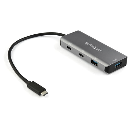 StarTech.com HB31C2A2CB nodo concentrador USB 3.2 Gen 2 (3.1 Gen 2) Type-C 10000 Mbit/s Negro, Gris