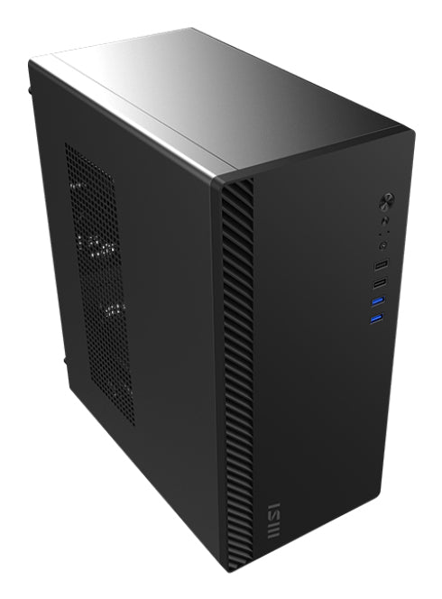 Gabinete MSI PRO SHIELD M100P Torre Media ATX Diseño de Alto Flujo de Aire Negro