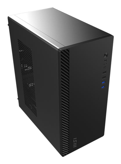 Gabinete MSI PRO SHIELD M100P Torre Media ATX Diseño de Alto Flujo de Aire Negro