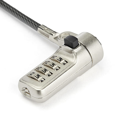 StarTech.com LTLOCKNBL cable antirrobo Negro, Plata 2.043 m
