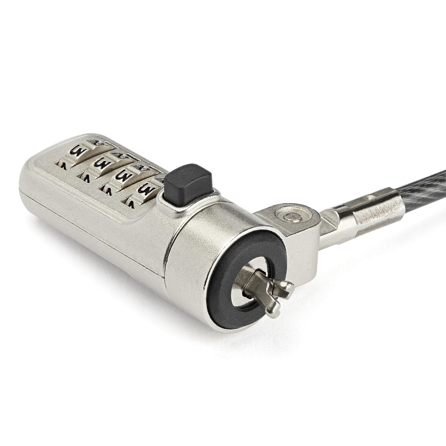 StarTech.com LTLOCKNBL cable antirrobo Negro, Plata 2.043 m