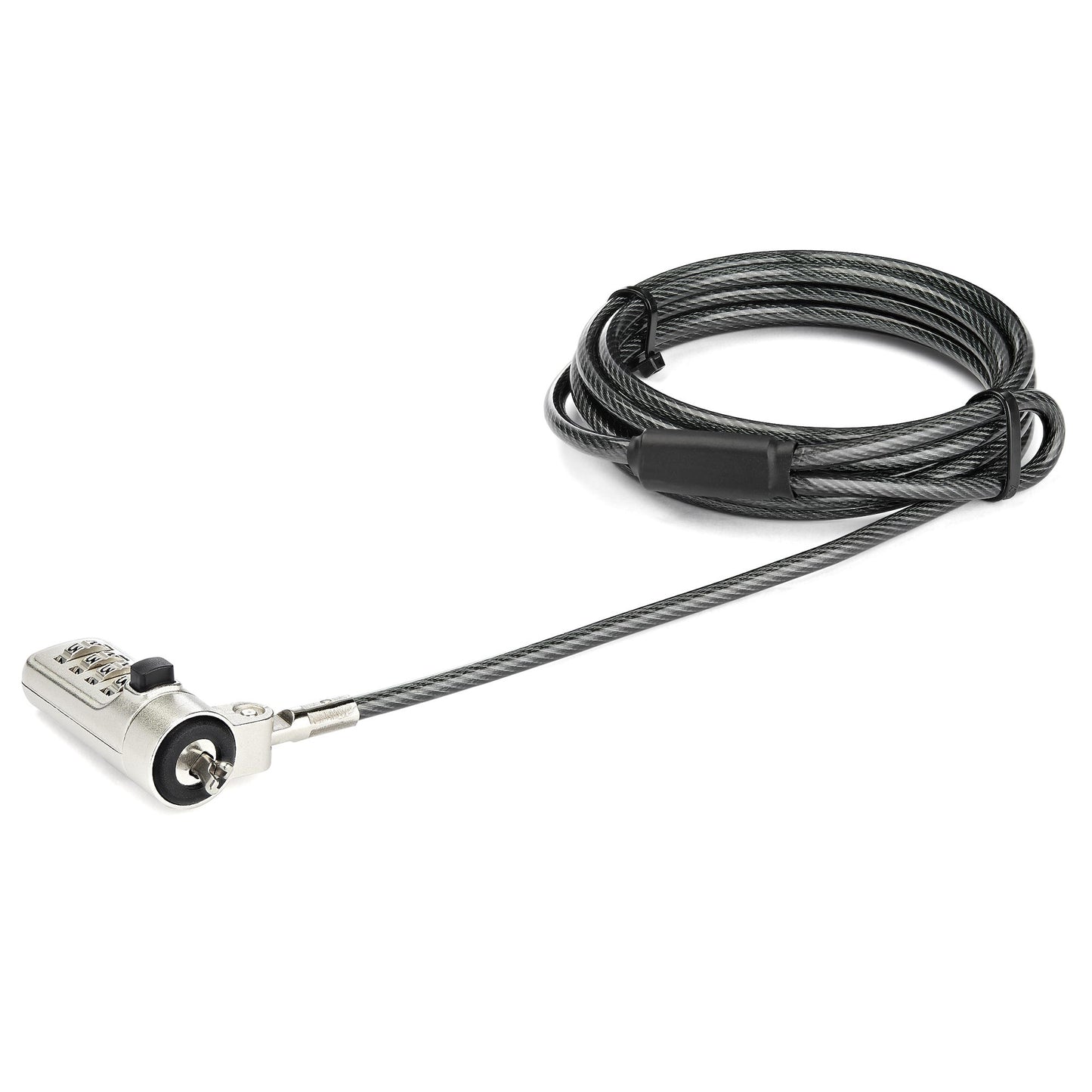 StarTech.com LTLOCKNBL cable antirrobo Negro, Plata 2.043 m