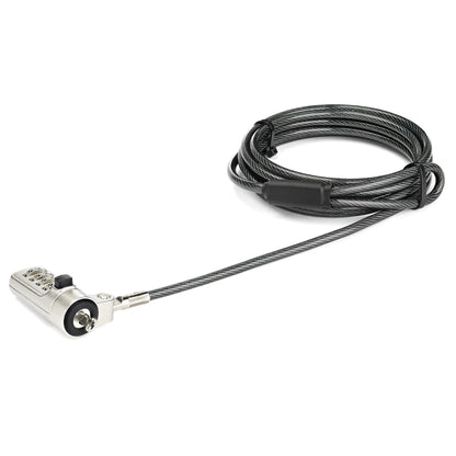 StarTech.com LTLOCKNBL cable antirrobo Negro, Plata 2.043 m