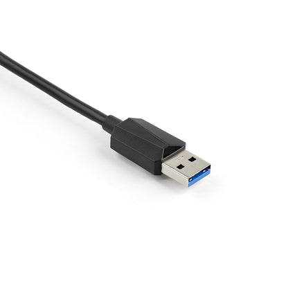 StarTech.com USB32HDVGA adaptador gráfico USB 3840 x 2160 Pixeles Negro, Plata
