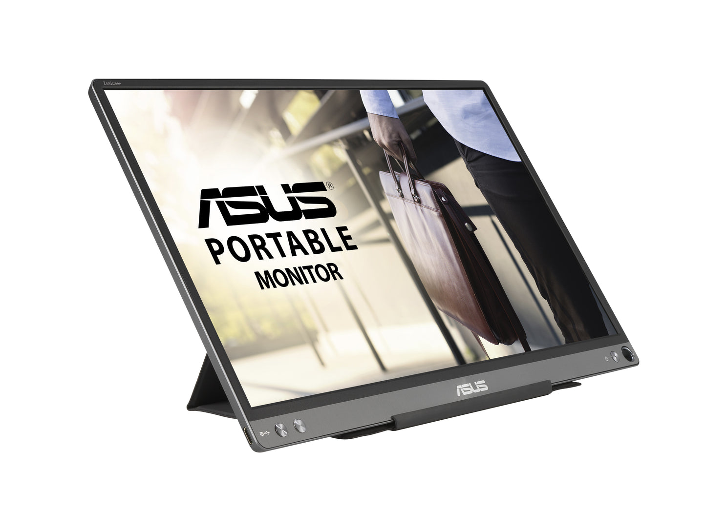 Monitor Asus 15.6" Portátil ZenScreen MB16ACE IPS FHD 1920x1080 1xUSB-C 5ms GTG 60Hz Color Gris