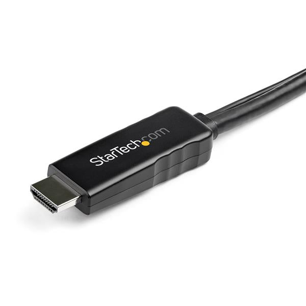 StarTech.com HD2DPMM3M adaptador de cable de vídeo HDMI Tipo A (Estándar) Negro