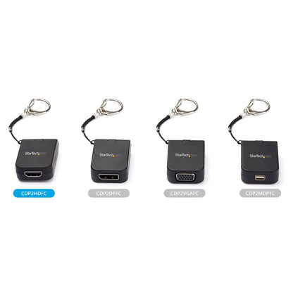 StarTech.com CDP2HDFC adaptador gráfico USB 3840 x 2160 Pixeles Negro