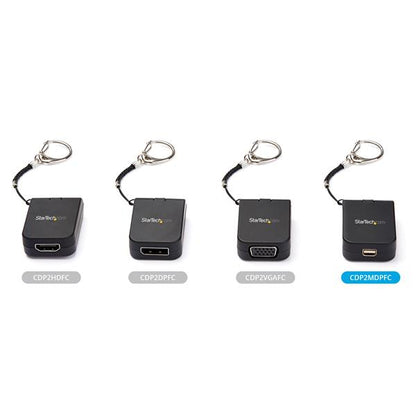StarTech.com CDP2MDPFC adaptador gráfico USB 7680 x 4320 Pixeles Negro