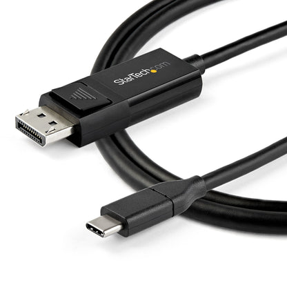 StarTech.com CDP2DP142MBD adaptador de cable de vídeo USB Tipo C Negro