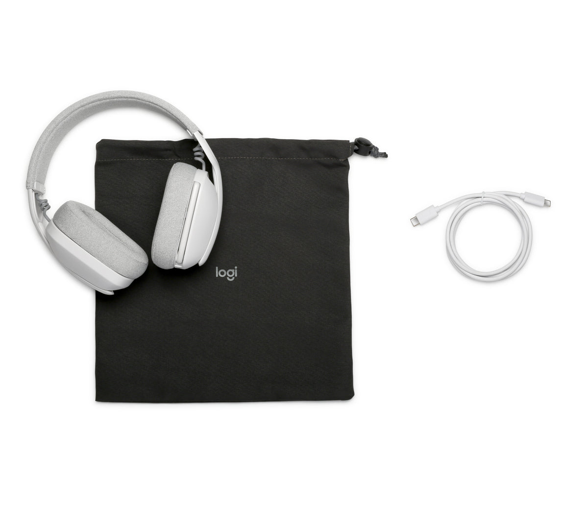 Diadema Logitech Zone Vibe 100 Inalámbrica Color Blanco