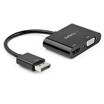 StarTech.com DP2VGAHD20 adaptador de cable de vídeo HDMI + VGA (D-Sub) Negro