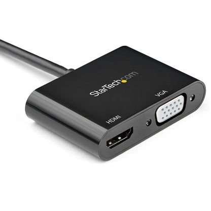 StarTech.com DP2VGAHD20 adaptador de cable de vídeo HDMI + VGA (D-Sub) Negro