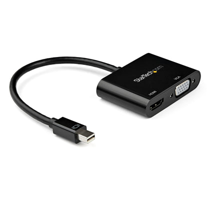 StarTech.com MDP2VGAHD20 adaptador de cable de vídeo HDMI + VGA (D-Sub) Negro