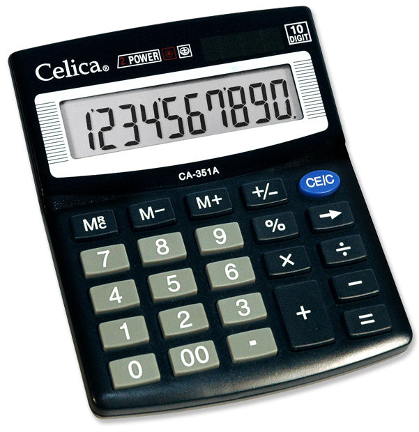 Calculadora Celica CA-351A Semi Escritorio 10 Dígitos