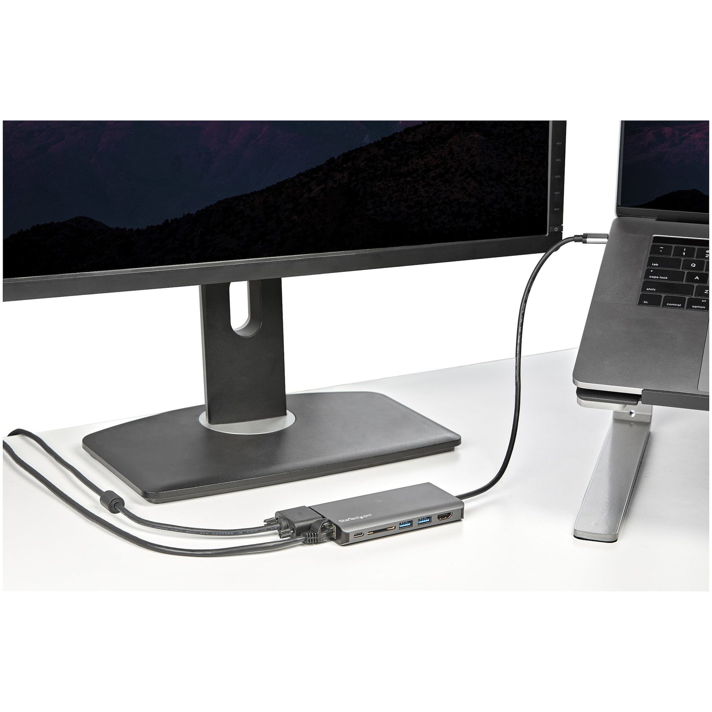 StarTech.com DKT30CHVAUSP base para laptop o replicador de puertos Alámbrico USB 3.2 Gen 1 (3.1 Gen 1) Type-C Negro, Gris