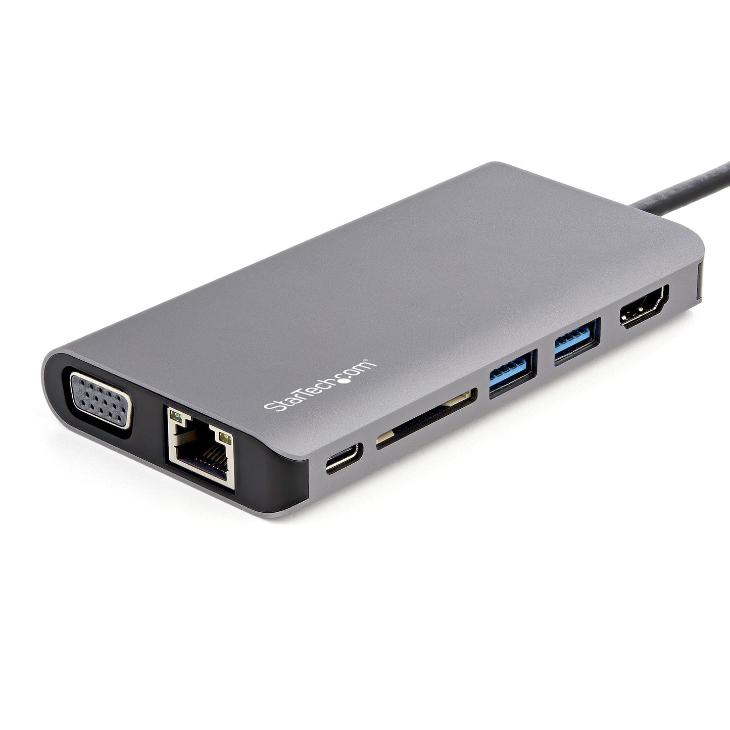 StarTech.com DKT30CHVAUSP base para laptop o replicador de puertos Alámbrico USB 3.2 Gen 1 (3.1 Gen 1) Type-C Negro, Gris